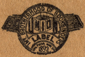 International Brotherhood of Bookbinders label