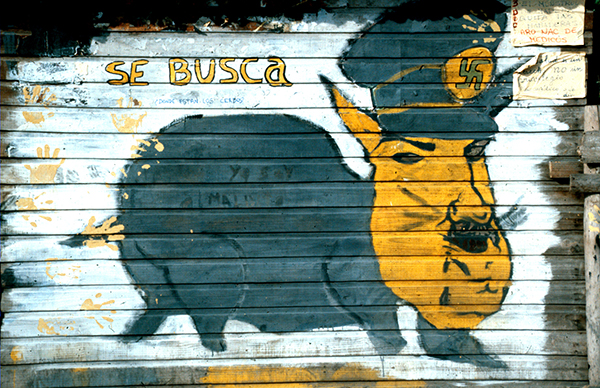 Chilean mural, 1985